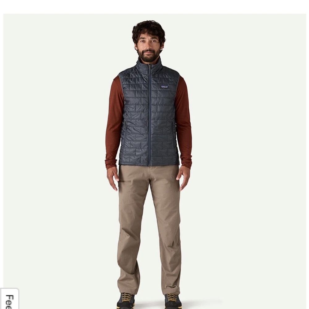 Patagonia Men's Gray Goose Down Vest